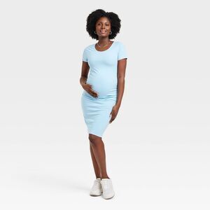 Short Sleeve Essential T-Shirt Maternity Dress - Isabel Maternity by Ingrid & Is